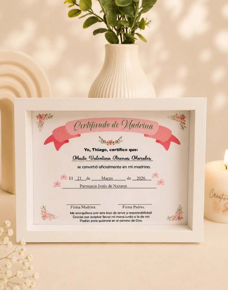 Certificado Padrinos