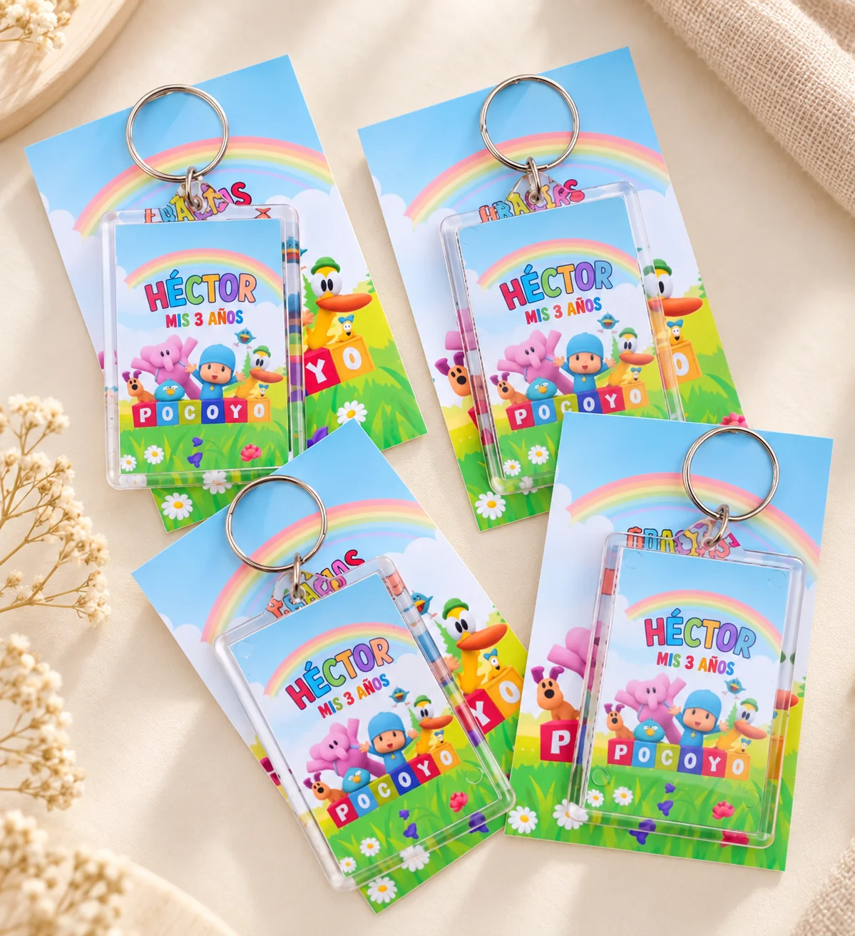 Llavero acrilico